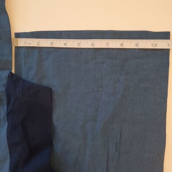 BCBGeneration Women's Jumpsuit Size 2 Blue Denim Lightweight Cotton Sleeveless - Picture 13 of 13